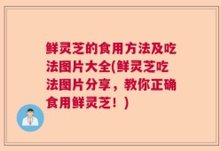 鲜灵芝的食用方法及吃法图片大全(鲜灵芝吃法图片分享，教你正确食用鲜灵芝！)