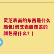 灵芝表面的东西是什么颜色(灵芝表面覆盖的颜色是什么？)