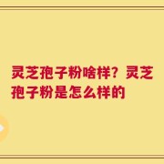 灵芝孢子粉啥样？灵芝孢子粉是怎么样的