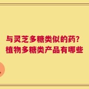 与灵芝多糖类似的药？植物多糖类产品有哪些