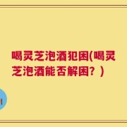 喝灵芝泡酒犯困(喝灵芝泡酒能否解困？)