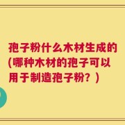 孢子粉什么木材生成的(哪种木材的孢子可以用于制造孢子粉？)