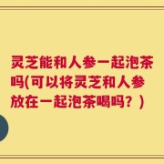 灵芝能和人参一起泡茶吗(可以将灵芝和人参放在一起泡茶喝吗？)