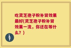 吃灵芝孢子粉补肾效果最好(灵芝孢子粉补肾效果一流，你还在等什么？)