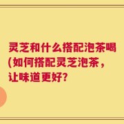 灵芝和什么搭配泡茶喝(如何搭配灵芝泡茶，让味道更好？