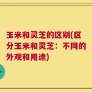 玉米和灵芝的区别(区分玉米和灵芝：不同的外观和用途)