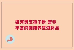 梁河灵芝孢子粉 营养丰富的健康养生滋补品
