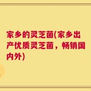 家乡的灵芝菌(家乡出产优质灵芝菌，畅销国内外)
