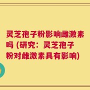 灵芝孢子粉影响雌激素吗 (研究：灵芝孢子粉对雌激素具有影响)