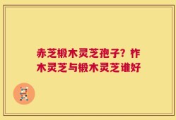 赤芝椴木灵芝孢子？柞木灵芝与椴木灵芝谁好