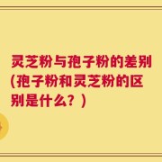 灵芝粉与孢子粉的差别(孢子粉和灵芝粉的区别是什么？)