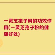 一灵芝孢子粉的功效作用(一灵芝孢子粉的健康好处)