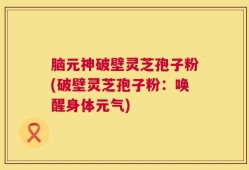 脑元神破壁灵芝孢子粉(破壁灵芝孢子粉：唤醒身体元气)