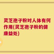 灵芝孢子粉对人体有何作用(灵芝孢子粉的健康益处)