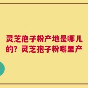 灵芝孢子粉产地是哪儿的？灵芝孢子粉哪里产