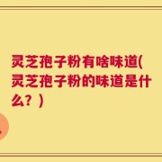 灵芝孢子粉有啥味道(灵芝孢子粉的味道是什么？)