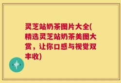 灵芝站奶茶图片大全(精选灵芝站奶茶美图大赏，让你口感与视觉双丰收)