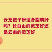 云芝孢子粉适合脂肪肝吗？长白山的灵芝好还是云南的灵芝好