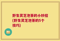 野生灵芝泡茶的小妙招(野生灵芝泡茶的5个技巧)