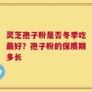 灵芝孢子粉是否冬季吃最好？孢子粉的保质期多长
