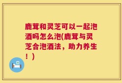 鹿茸和灵芝可以一起泡酒吗怎么泡(鹿茸与灵芝合泡酒法，助力养生！)