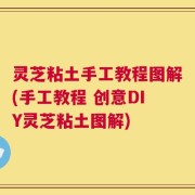 灵芝粘土手工教程图解(手工教程 创意DIY灵芝粘土图解)