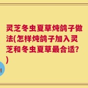 灵芝冬虫夏草炖鸽子做法(怎样炖鸽子加入灵芝和冬虫夏草最合适？)