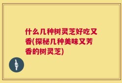 什么几种树灵芝好吃又香(探秘几种美味又芳香的树灵芝)