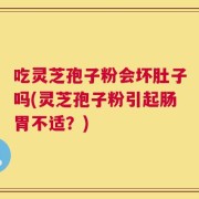 吃灵芝孢子粉会坏肚子吗(灵芝孢子粉引起肠胃不适？)
