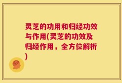 灵芝的功用和归经功效与作用(灵芝的功效及归经作用，全方位解析)