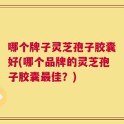 哪个牌子灵芝孢子胶囊好(哪个品牌的灵芝孢子胶囊最佳？)