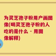 为灵芝孢子粉用户画图像(喝灵芝孢子粉的人吃的是什么 - 用图像解释)
