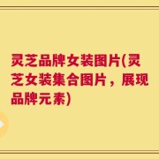 灵芝品牌女装图片(灵芝女装集合图片，展现品牌元素)