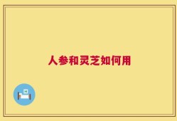 人参和灵芝如何用