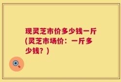 现灵芝市价多少钱一斤(灵芝市场价：一斤多少钱？)