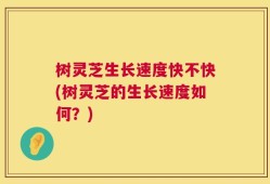 树灵芝生长速度快不快(树灵芝的生长速度如何？)