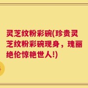 灵芝纹粉彩碗(珍贵灵芝纹粉彩碗现身，瑰丽绝伦惊艳世人!)