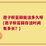 孢子粉苔藓能活多久呀(孢子粉苔藓存活时间有多长？)