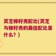灵芝棉籽壳配比(灵芝与棉籽壳的最佳配比是什么？)