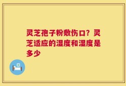 灵芝孢子粉敷伤口？灵芝适应的湿度和湿度是多少