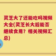 灵芝大了还能吃吗视频大全(灵芝长大后能否继续食用？相关视频汇总)