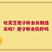 吃灵芝孢子粉会长胆结石吗？孢子粉会伤肝吗