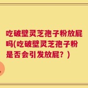 吃破壁灵芝孢子粉放屁吗(吃破壁灵芝孢子粉是否会引发放屁？)