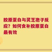 胶原蛋白与灵芝孢子反应？如何食补胶原蛋白最有效