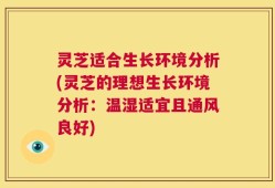 灵芝适合生长环境分析(灵芝的理想生长环境分析：温湿适宜且通风良好)
