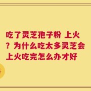 吃了灵芝孢子粉 上火？为什么吃太多灵芝会上火吃完怎么办才好