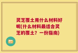 灵芝覆土用什么材料好呢(什么材料最适合灵芝的覆土？一份指南)