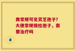 粪常规可见灵芝孢子？大便常规镜检孢子，需要治疗吗