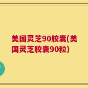 美国灵芝90胶囊(美国灵芝胶囊90粒)