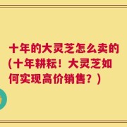 十年的大灵芝怎么卖的(十年耕耘！大灵芝如何实现高价销售？)